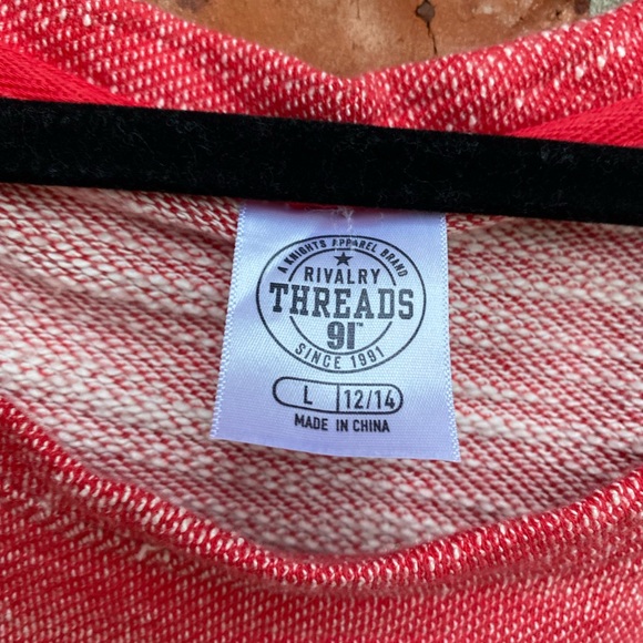 Rivalry Threads University of Houston U of H Womens Large Red Raglan Sweater - Picture 5 of 9